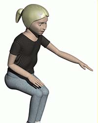Picture displaying 4 year old human model for solidworks