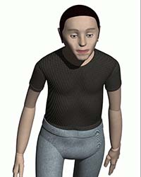 Picture of 7 year old HumanWorks 3D model